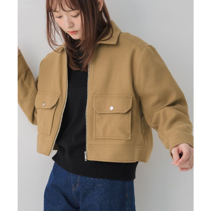 BRN0 | FウールショートJK | RETRO GIRL