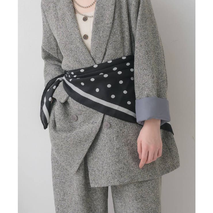 P/BLK | マルチアソート柄スカーフ | RETRO GIRL