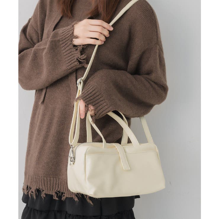 WHT2 | スクエア2WAYミニバッグ | RETRO GIRL