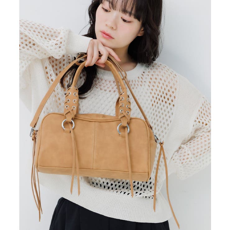 レースアップハンドルBAG | RETRO GIRL | 詳細画像1 