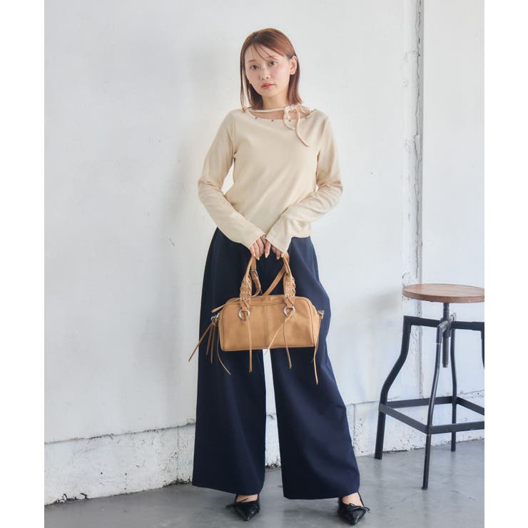 レースアップハンドルBAG | RETRO GIRL | 詳細画像10 