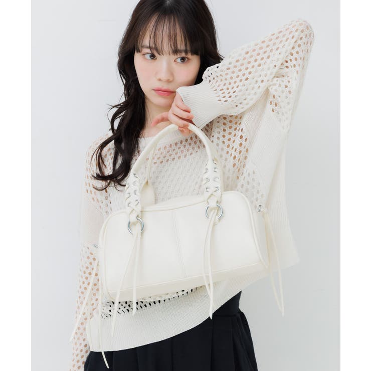 レースアップハンドルBAG | RETRO GIRL | 詳細画像12 