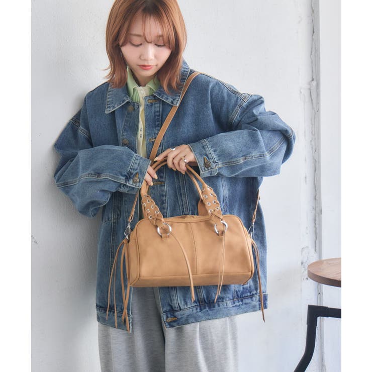 レースアップハンドルBAG | RETRO GIRL | 詳細画像7 