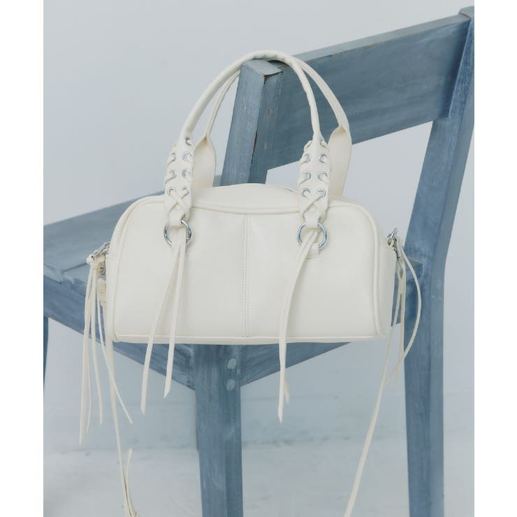 WHT2 | レースアップハンドルBAG | RETRO GIRL
