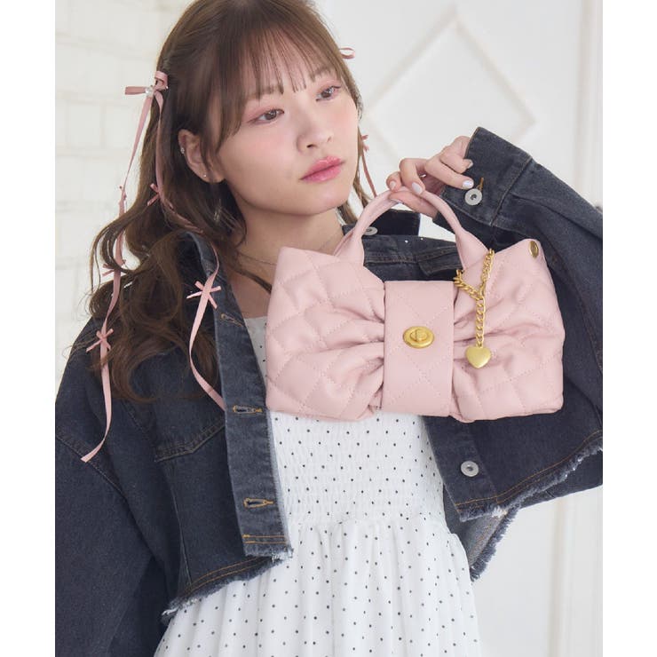 キルトリボンショルダーバッグ | RETRO GIRL | 詳細画像11 