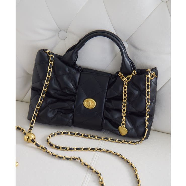 キルトリボンショルダーバッグ | RETRO GIRL | 詳細画像14 