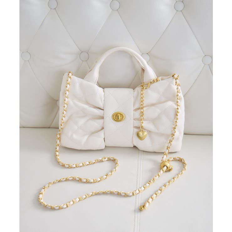 キルトリボンショルダーバッグ | RETRO GIRL | 詳細画像4 