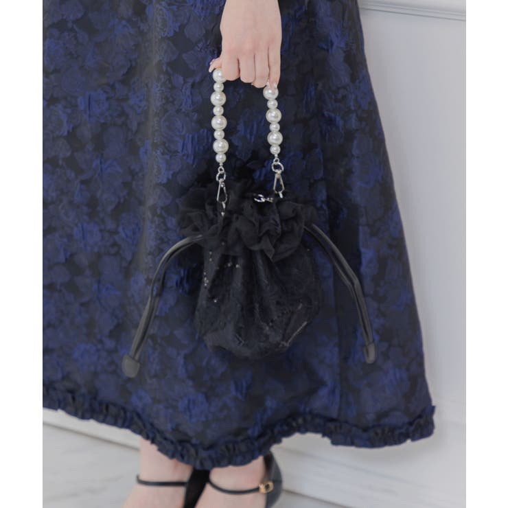 チュール巾着バッグ | RETRO GIRL | 詳細画像11 