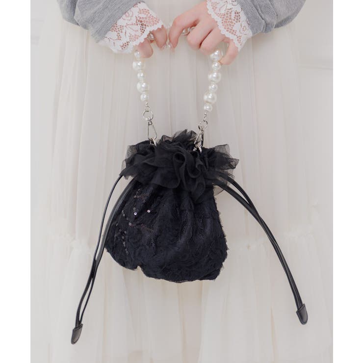 チュール巾着バッグ | RETRO GIRL | 詳細画像14 