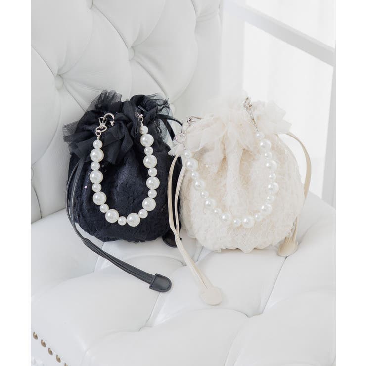 チュール巾着バッグ | RETRO GIRL | 詳細画像2 