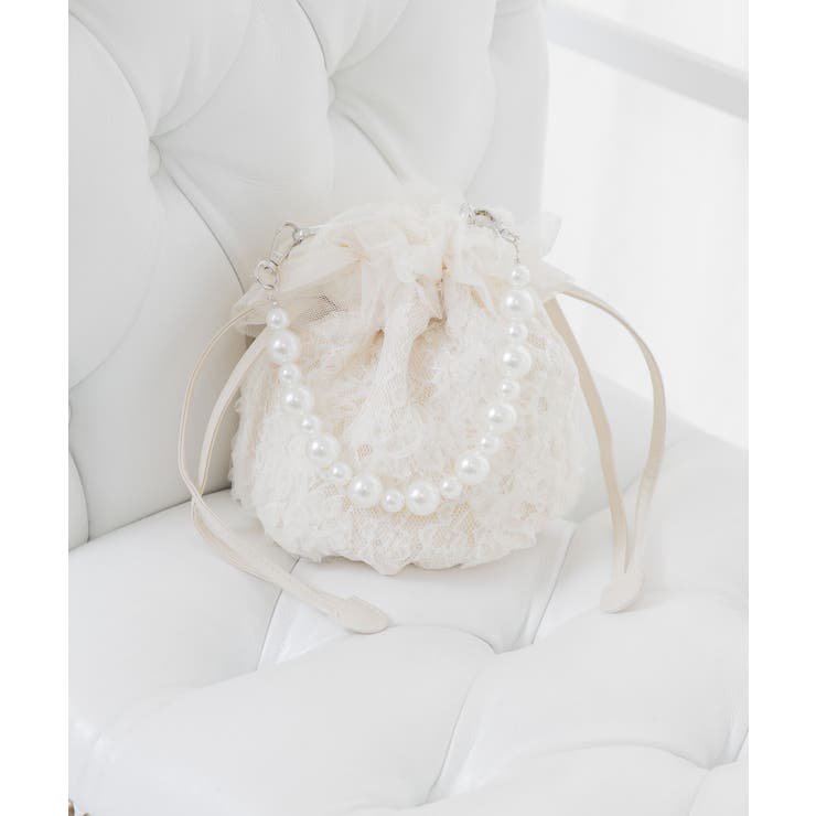 チュール巾着バッグ | RETRO GIRL | 詳細画像3 