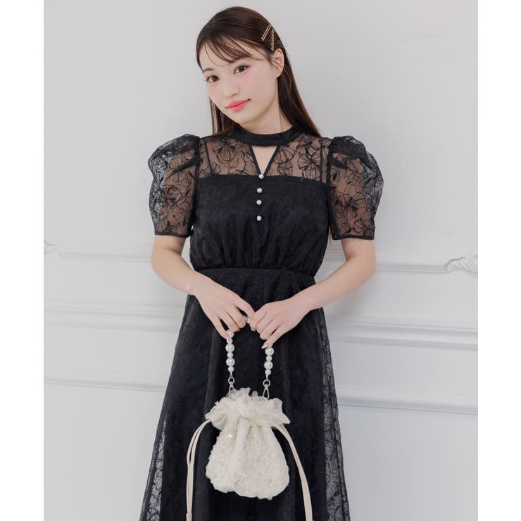 チュール巾着バッグ | RETRO GIRL | 詳細画像8 