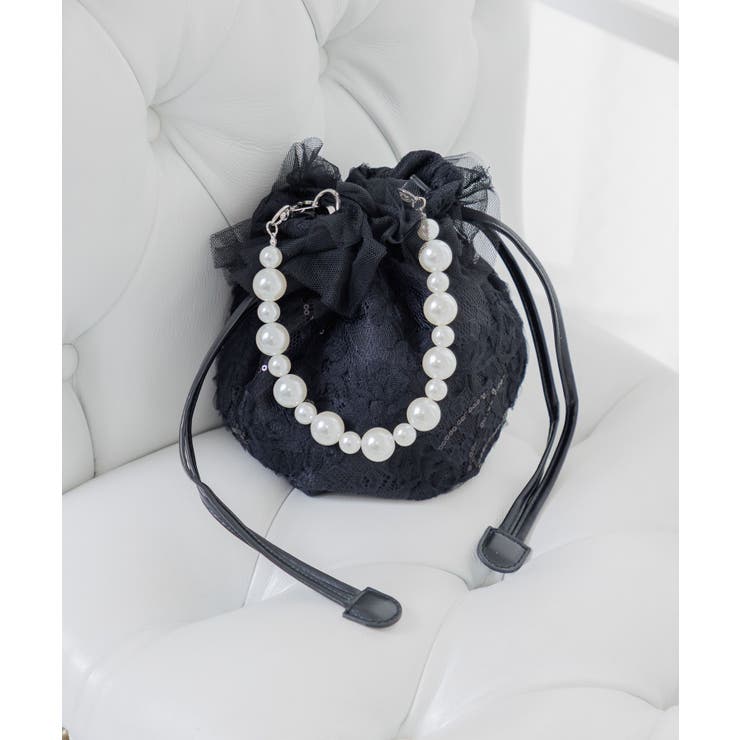 チュール巾着バッグ | RETRO GIRL | 詳細画像9 