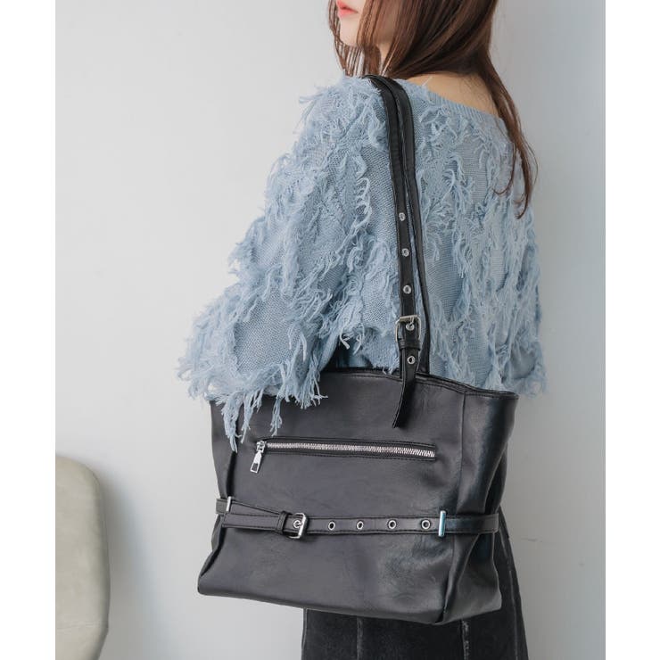 BLK1 | ベルトデザイントート | RETRO GIRL