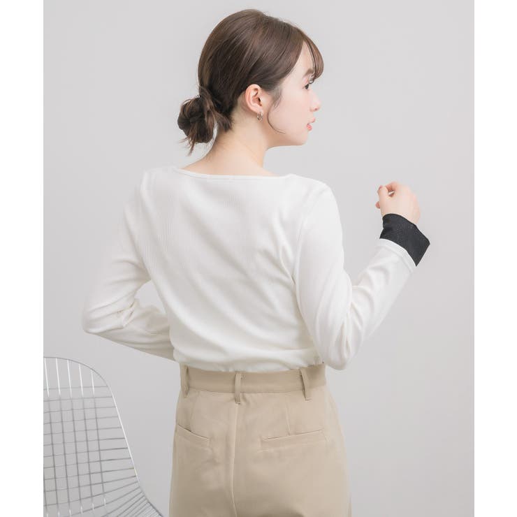 ラメ袖ドッキングCT | RETRO GIRL | 詳細画像18 