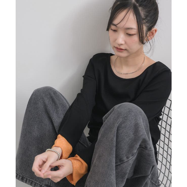 ラメ袖ドッキングCT | RETRO GIRL | 詳細画像2 