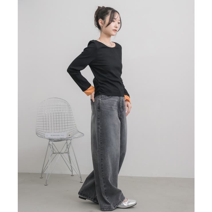 ラメ袖ドッキングCT | RETRO GIRL | 詳細画像5 