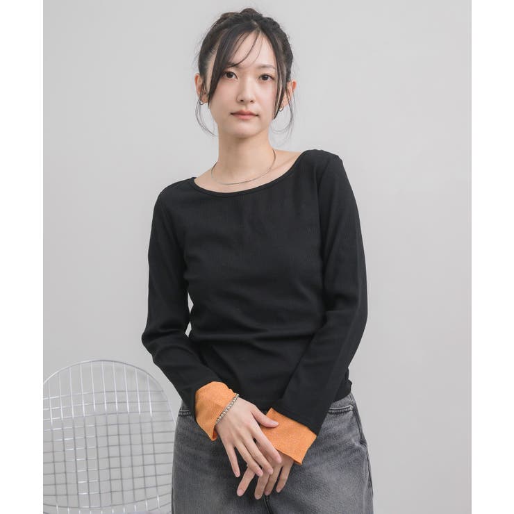 ラメ袖ドッキングCT | RETRO GIRL | 詳細画像8 