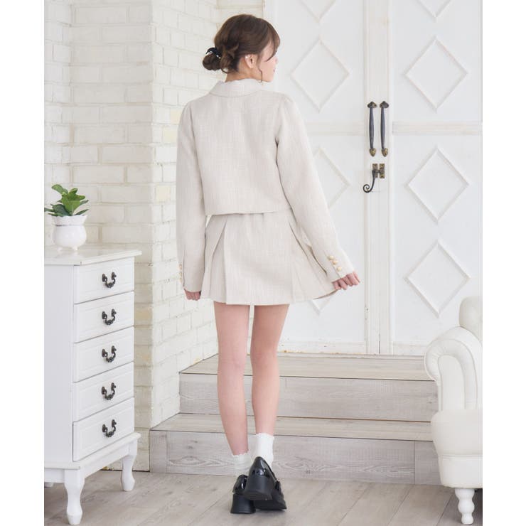 【セットアップ対応】BIGリボンツイードJK | RETRO GIRL | 詳細画像11 