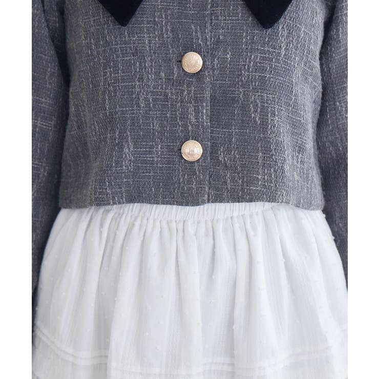 【セットアップ対応】BIGリボンツイードJK | RETRO GIRL | 詳細画像19 