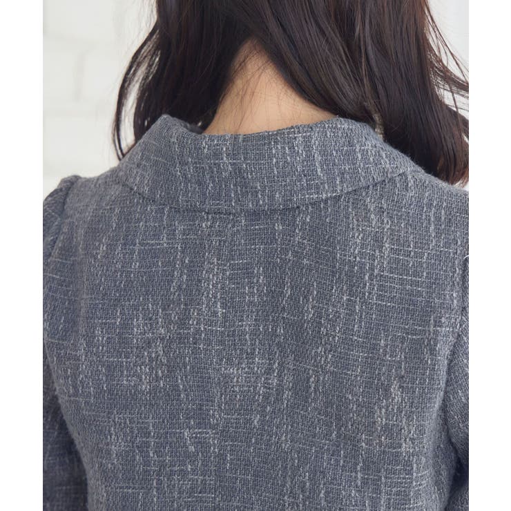 【セットアップ対応】BIGリボンツイードJK | RETRO GIRL | 詳細画像25 