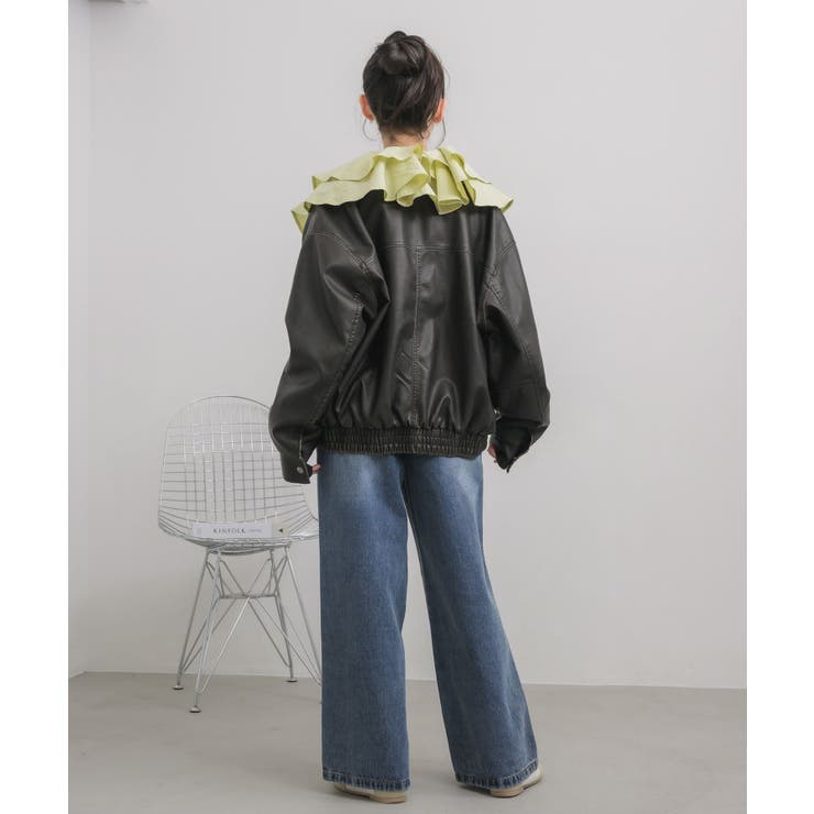 ヴィンテージライクFレザーJK | RETRO GIRL | 詳細画像5 