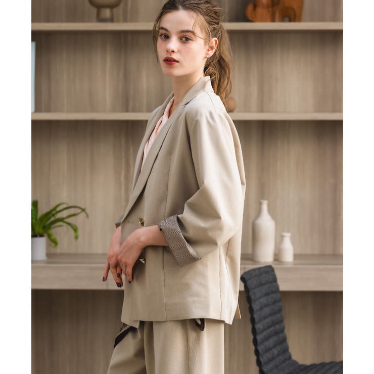 【セットアップ対応】金釦テーラードJK | RETRO GIRL | 詳細画像10 