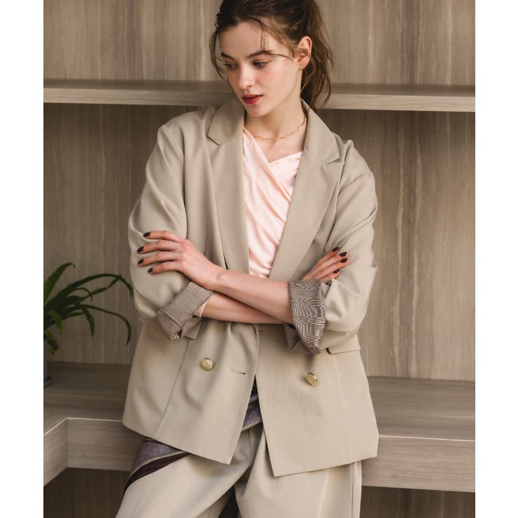 【セットアップ対応】金釦テーラードJK | RETRO GIRL | 詳細画像11 