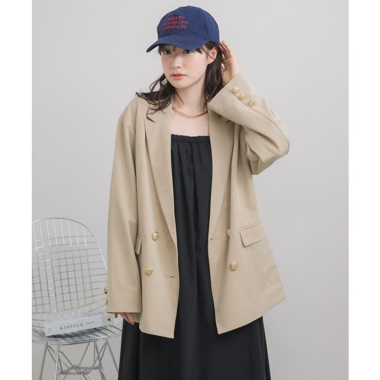 【セットアップ対応】金釦テーラードJK | RETRO GIRL | 詳細画像17 