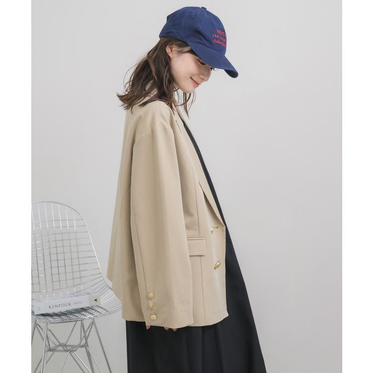 【セットアップ対応】金釦テーラードJK | RETRO GIRL | 詳細画像18 