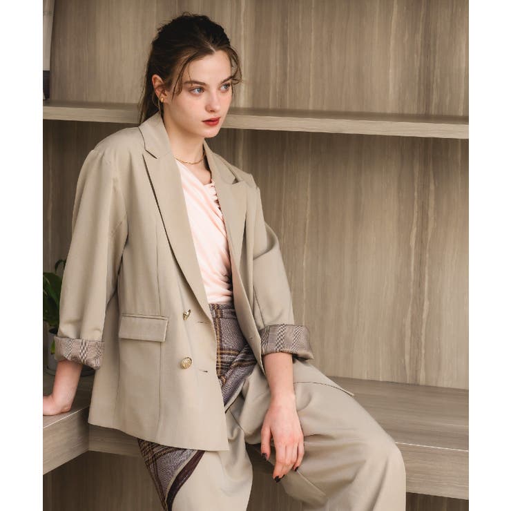 【セットアップ対応】金釦テーラードJK | RETRO GIRL | 詳細画像2 