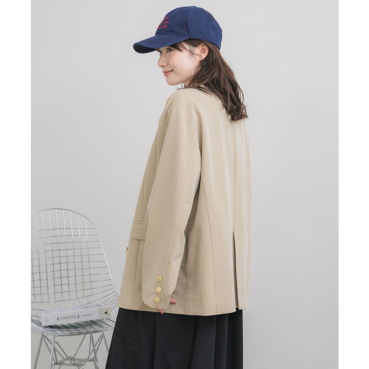 【セットアップ対応】金釦テーラードJK | RETRO GIRL | 詳細画像20 