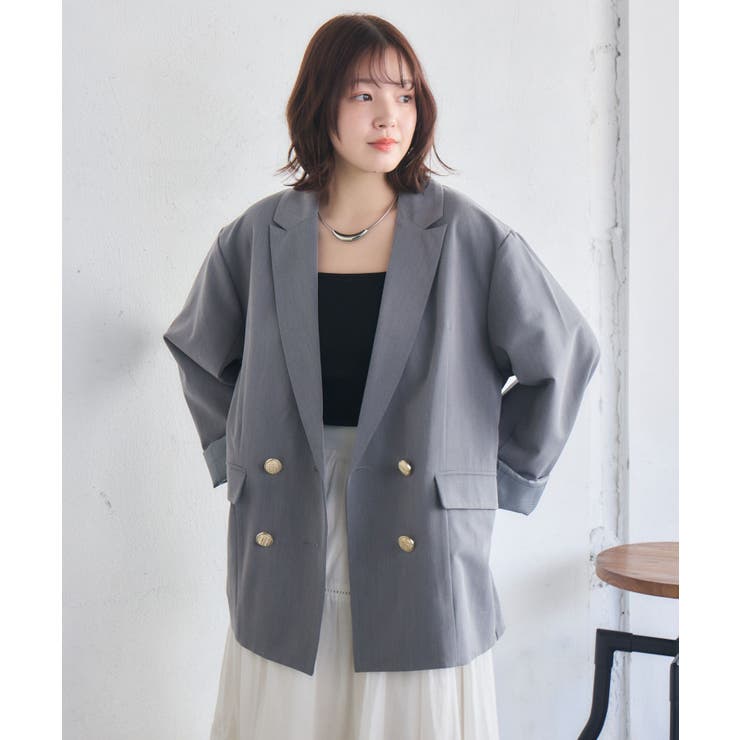 【セットアップ対応】金釦テーラードJK | RETRO GIRL | 詳細画像26 