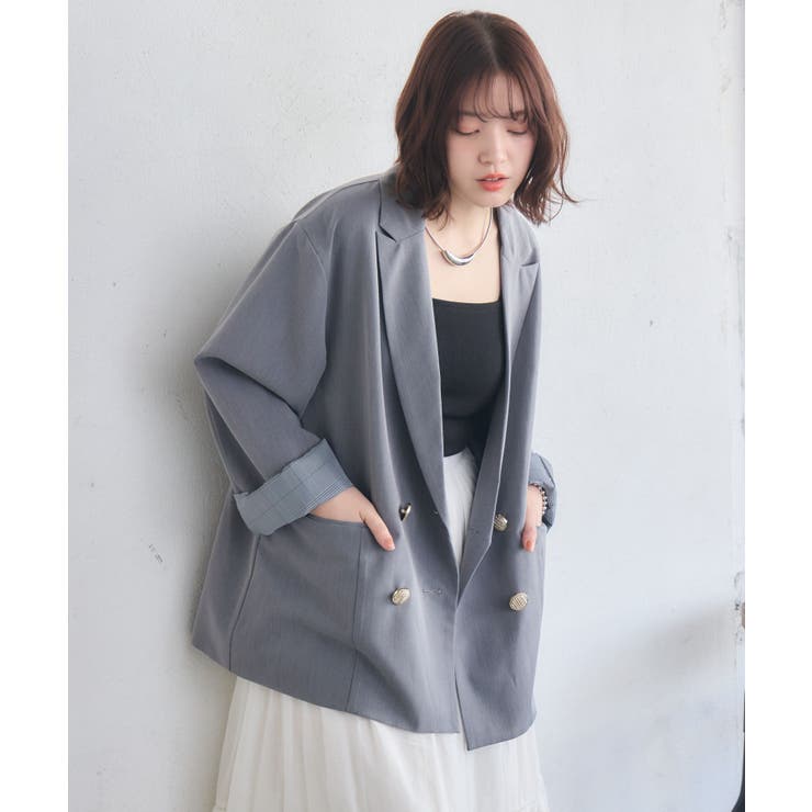 【セットアップ対応】金釦テーラードJK | RETRO GIRL | 詳細画像27 