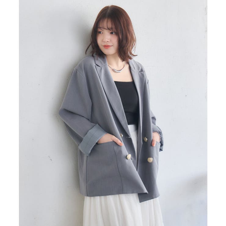 【セットアップ対応】金釦テーラードJK | RETRO GIRL | 詳細画像28 