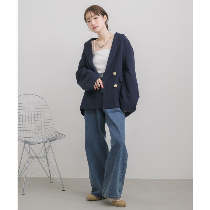 【セットアップ対応】金釦テーラードJK | RETRO GIRL | 詳細画像33 