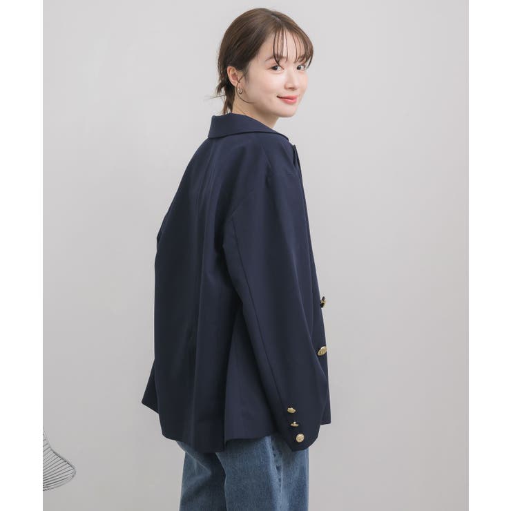 【セットアップ対応】金釦テーラードJK | RETRO GIRL | 詳細画像39 