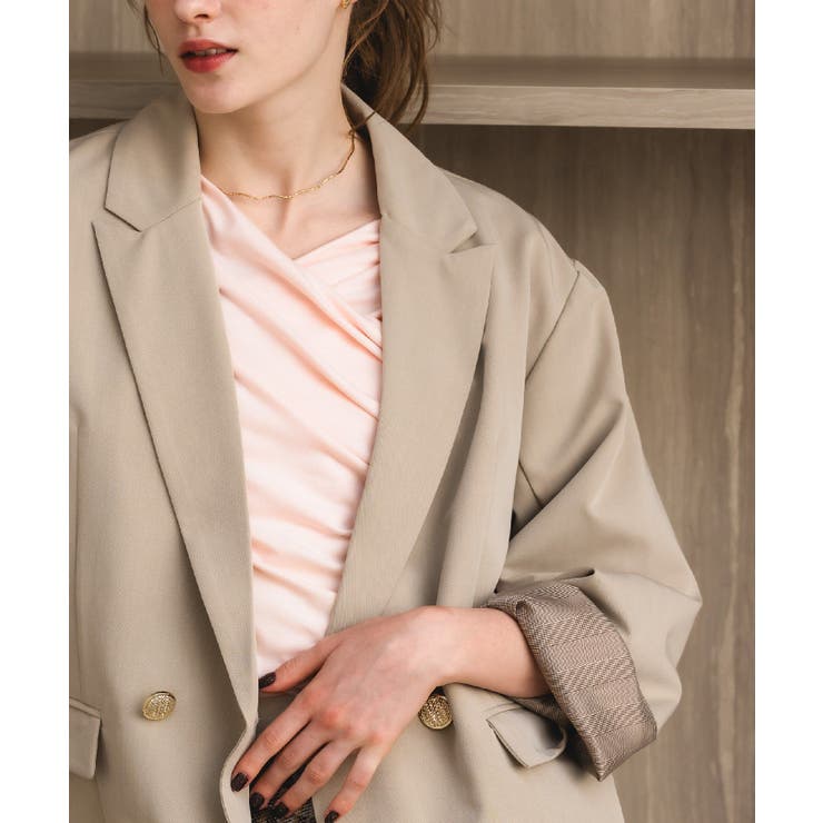 【セットアップ対応】金釦テーラードJK | RETRO GIRL | 詳細画像4 