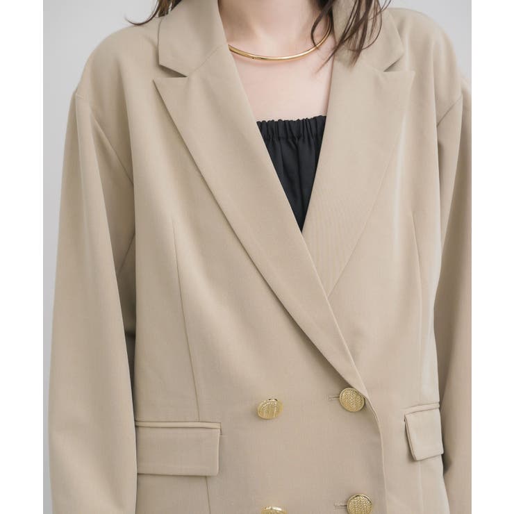 【セットアップ対応】金釦テーラードJK | RETRO GIRL | 詳細画像43 