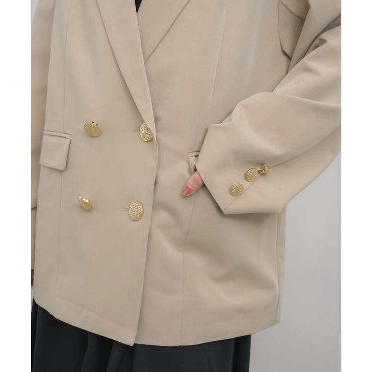 【セットアップ対応】金釦テーラードJK | RETRO GIRL | 詳細画像45 