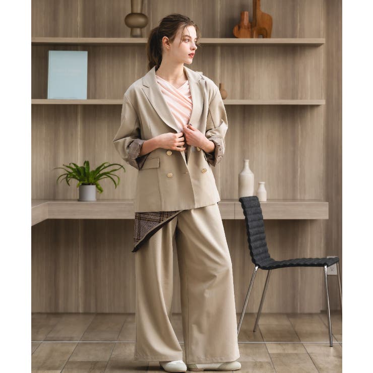 【セットアップ対応】金釦テーラードJK | RETRO GIRL | 詳細画像5 