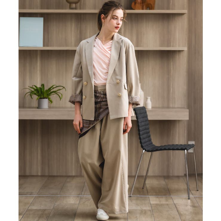 【セットアップ対応】金釦テーラードJK | RETRO GIRL | 詳細画像6 