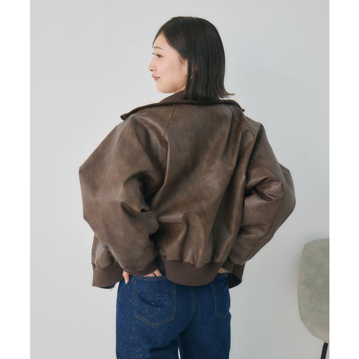 リブカラーレザーBZ | RETRO GIRL | 詳細画像10 