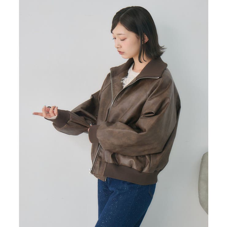 リブカラーレザーBZ | RETRO GIRL | 詳細画像11 