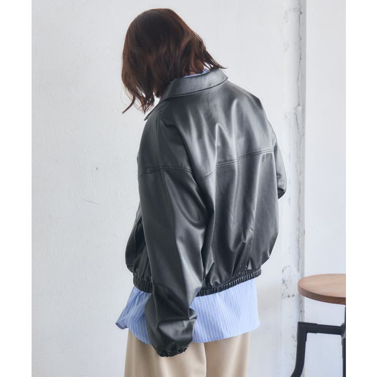 WZIPレザーブルゾン | RETRO GIRL | 詳細画像11 