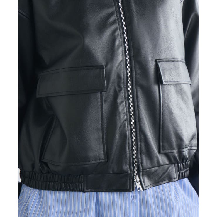 WZIPレザーブルゾン | RETRO GIRL | 詳細画像27 