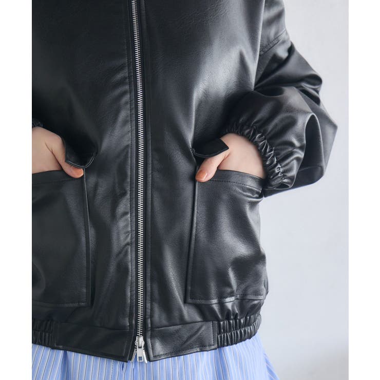 WZIPレザーブルゾン | RETRO GIRL | 詳細画像28 