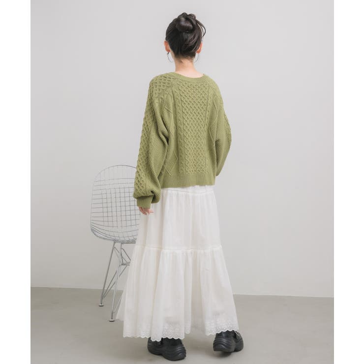 コットンレースフレアSK | RETRO GIRL | 詳細画像17 