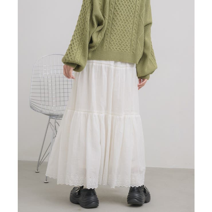 コットンレースフレアSK | RETRO GIRL | 詳細画像21 