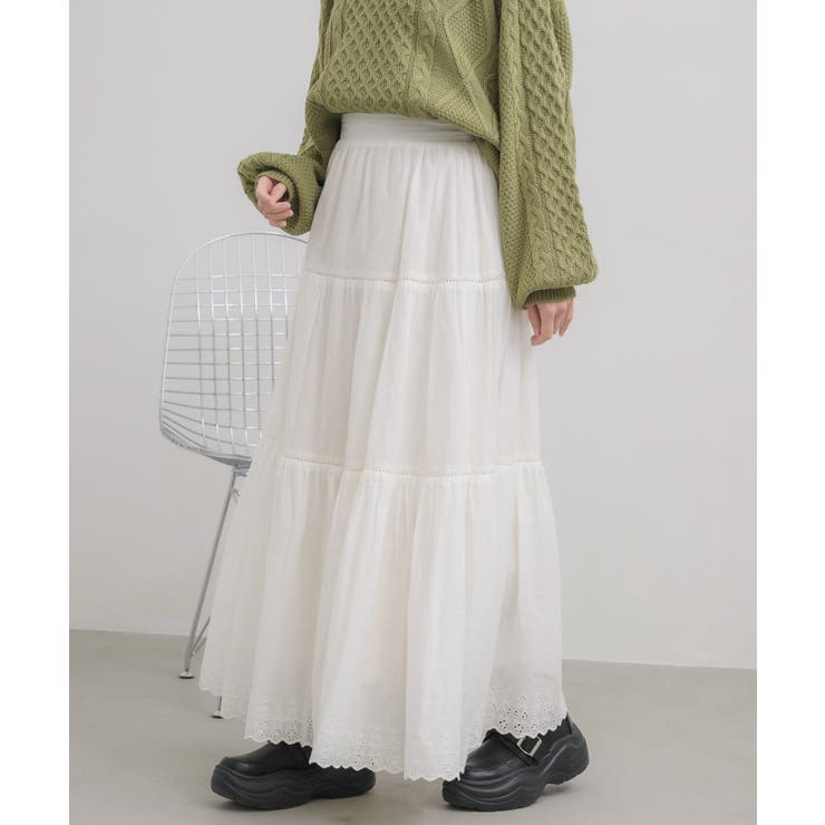 コットンレースフレアSK | RETRO GIRL | 詳細画像22 